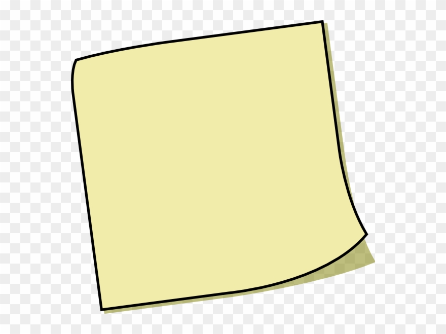 Transparent Cartoon Sticky Notes Png Clipart