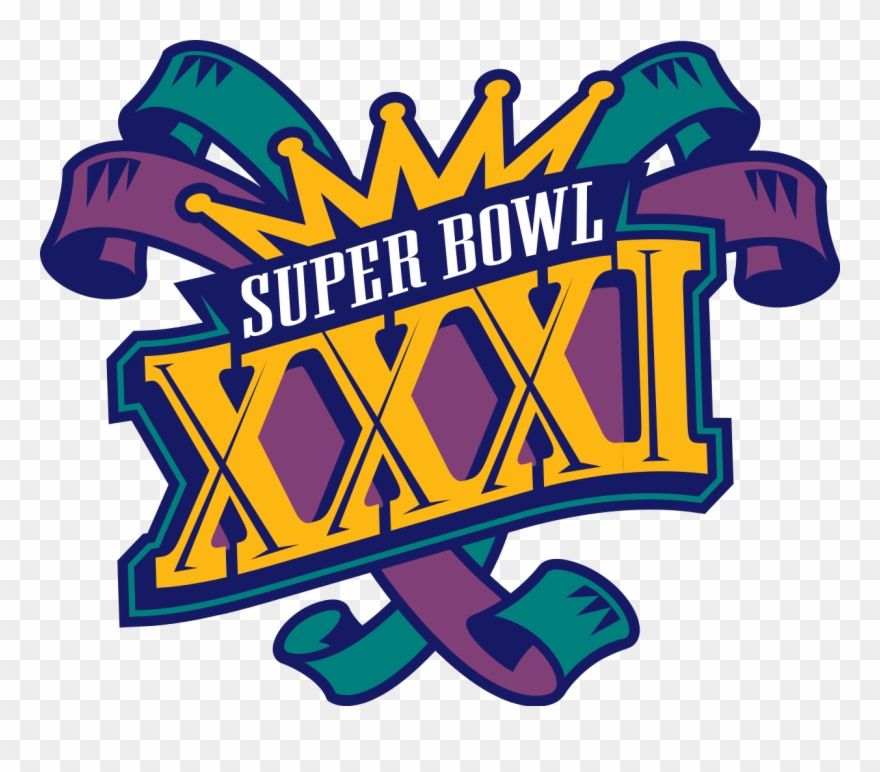 Super Bowl Xxxi - Super Bowl Xxxi Logo Clipart