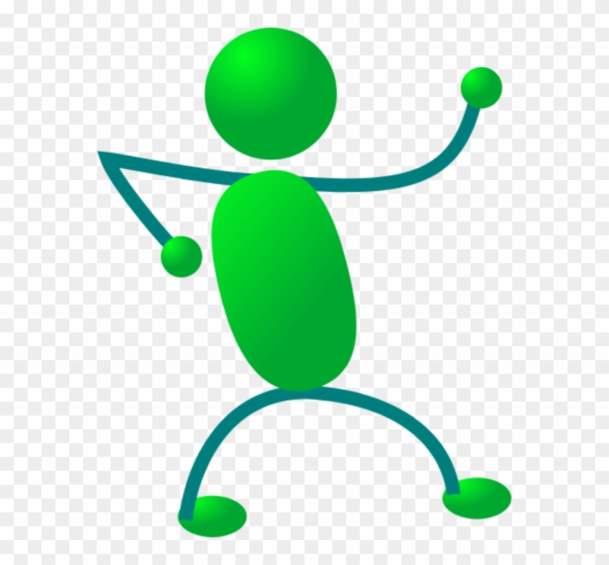 Stick Figure Dancing Clipart Cliparts And Others Art - Blue Stickman Png Transparent Png