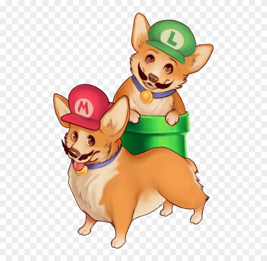Vector Freeuse Stock Super Bros Tee Fury - Pembroke Welsh Corgi Clipart