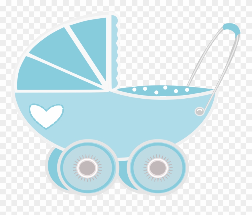 Click The Image And A New Tab Will Open, Right Click - Pink Baby Carriage Clipart