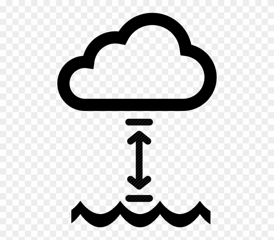 1000 M / 3280 Ft - Above Sea Level Symbol Clipart