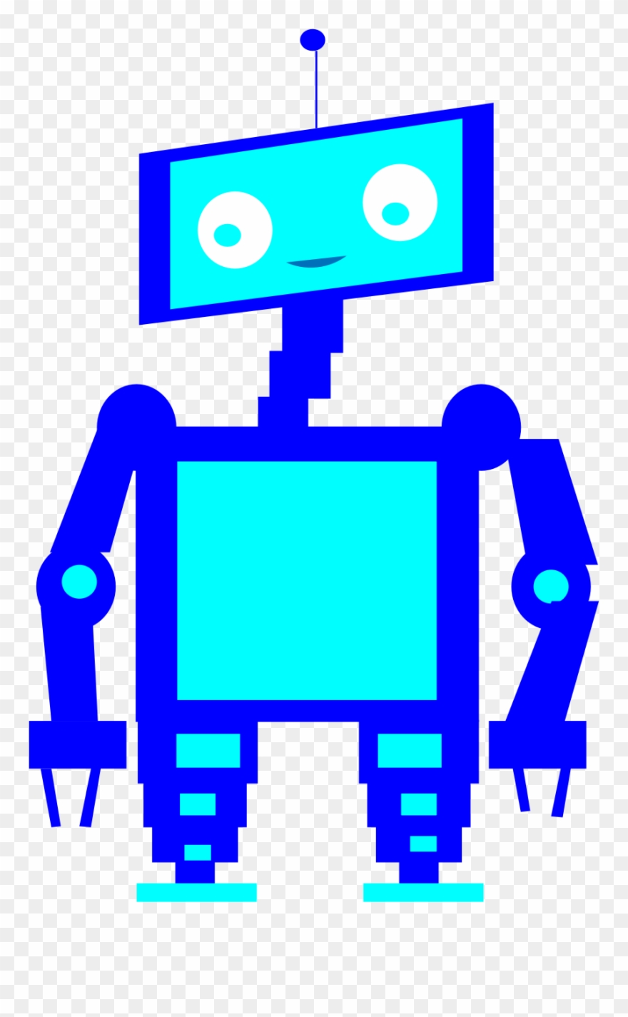 Cute Robot Computer Icons Cartoon Logo - Clip Art - Png Download