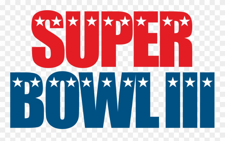 Super Bowl Iii - Super Bowl 3 Logo Clipart