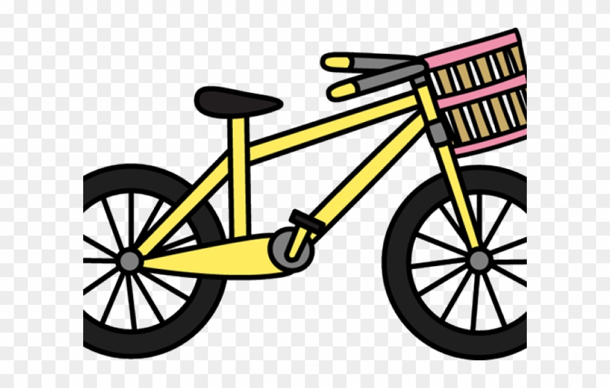 Cycling Clipart My Cute Graphic - Bicycle Clip Art Black And White - Png Download