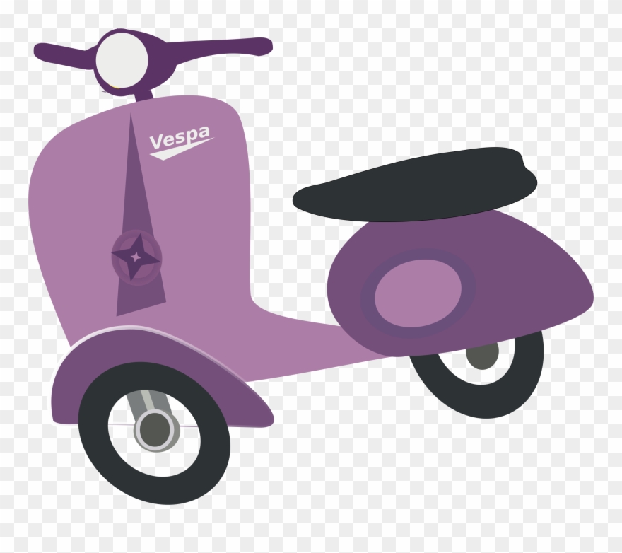 Vespa 1969px 166 - Vespa Clipart - Png Download
