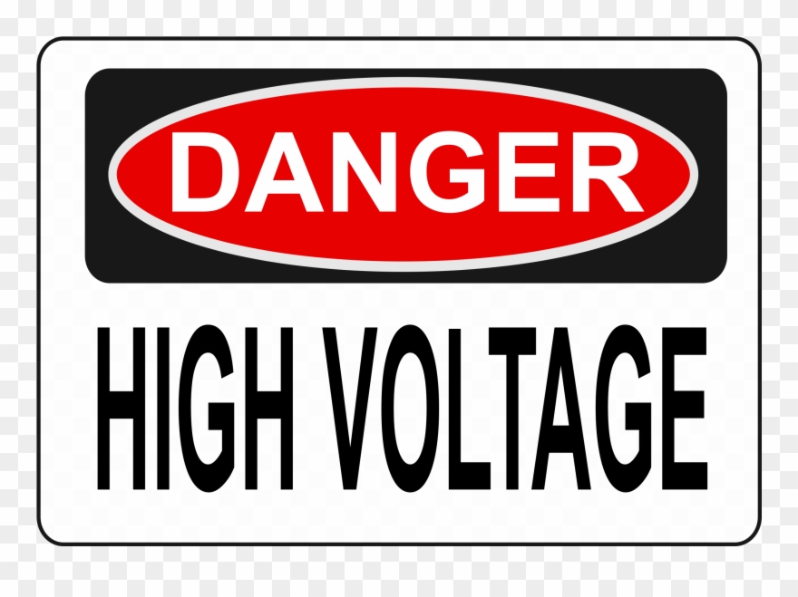 Get Notified Of Exclusive Freebies - Warning Label High Voltage Clipart