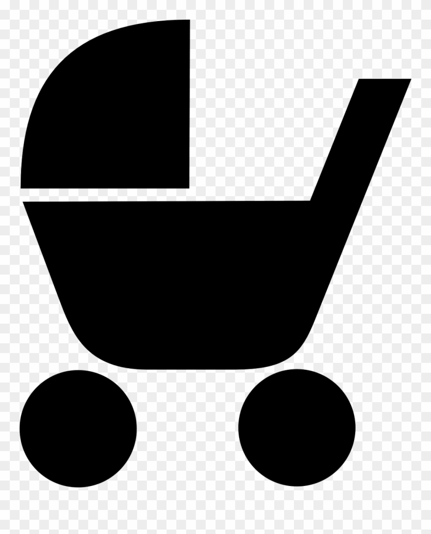 Vector - Pushchair Sign Clipart