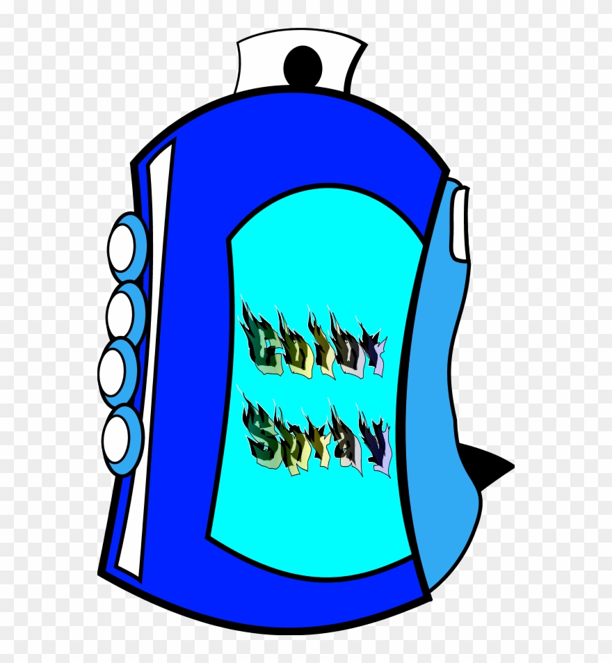 Spray Can Color - Aerosol Spray Clipart