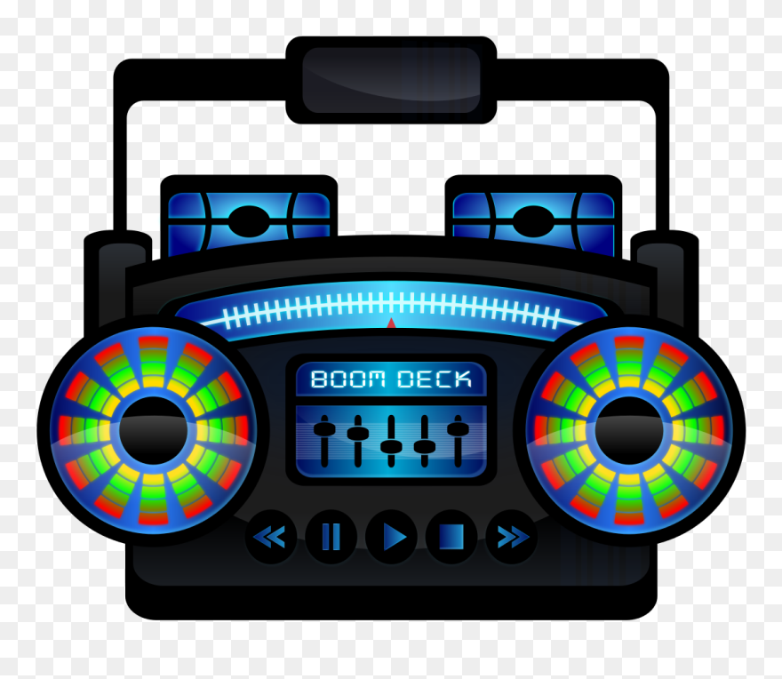 Whimsical Clip Art Download - Clip Art Boom Box - Png Download