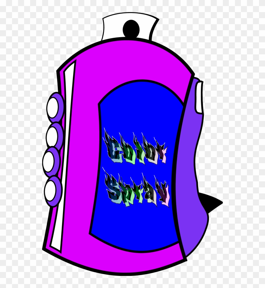 Spray Can Color - Aerosol Spray Clipart