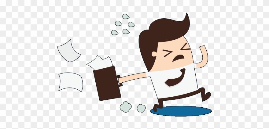 Sms Briefcase Boy No Backgrd - Causes Of Stress Png Clipart