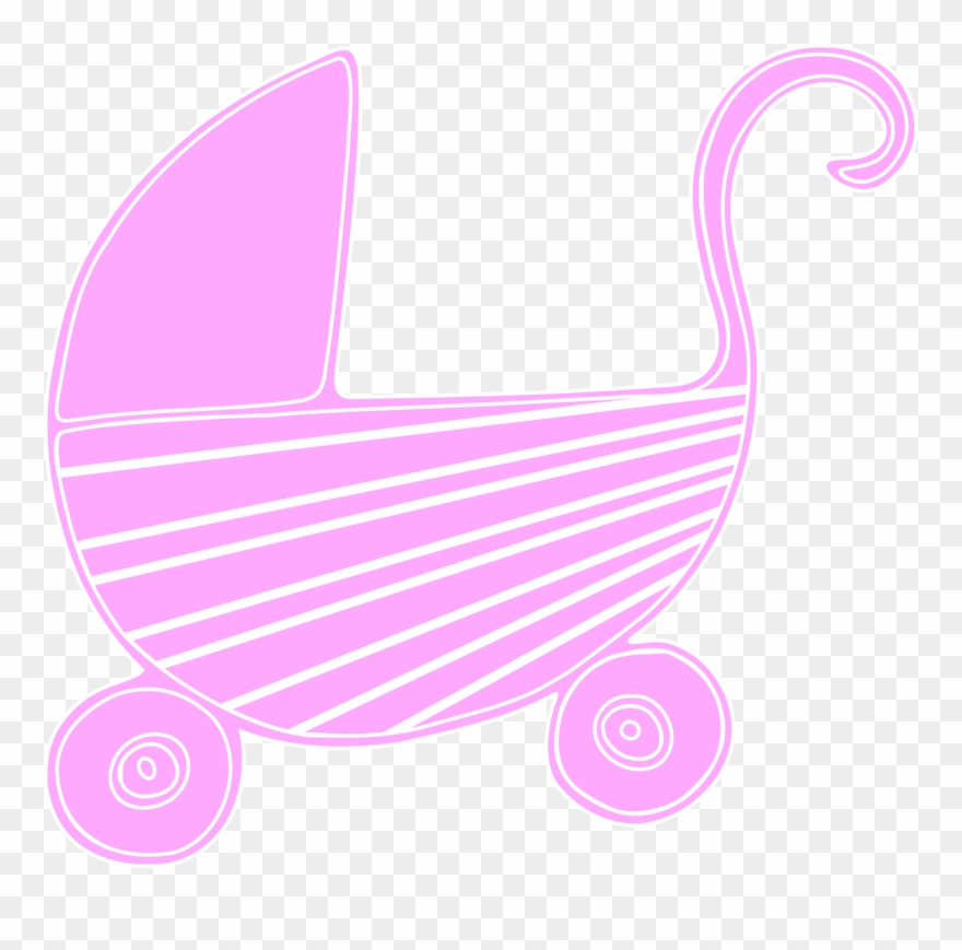 Desenho De Carrinho De Bebe Em Png Menina Clipart