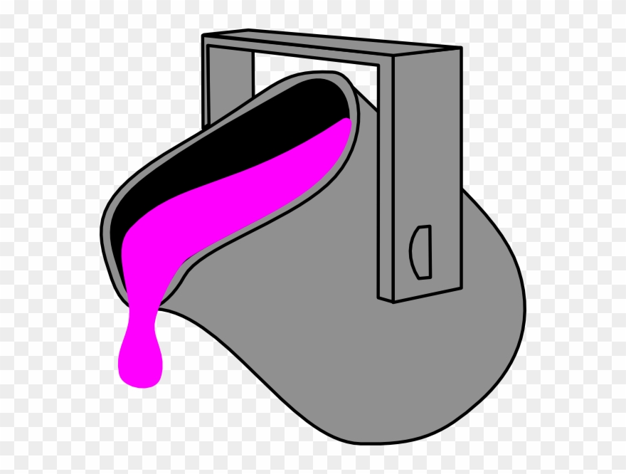 Splatter Clipart Paint Bucket - Dibujos De Industria Pesada - Png Download