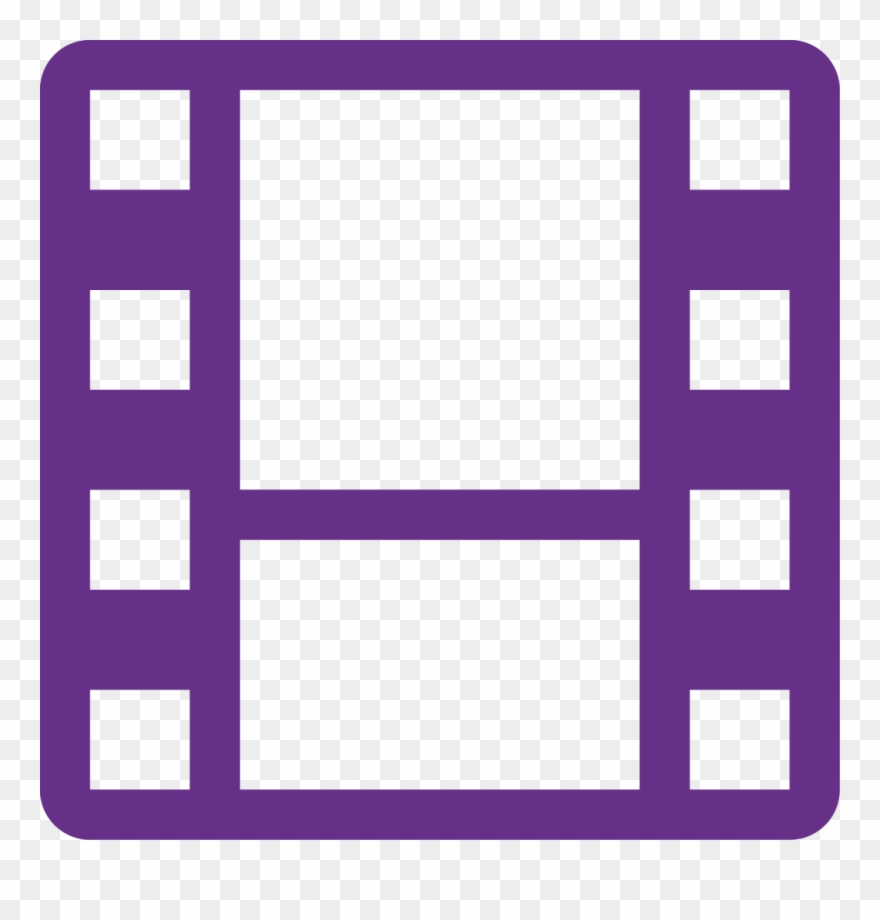 Film Production - Movie Icon Png White Clipart