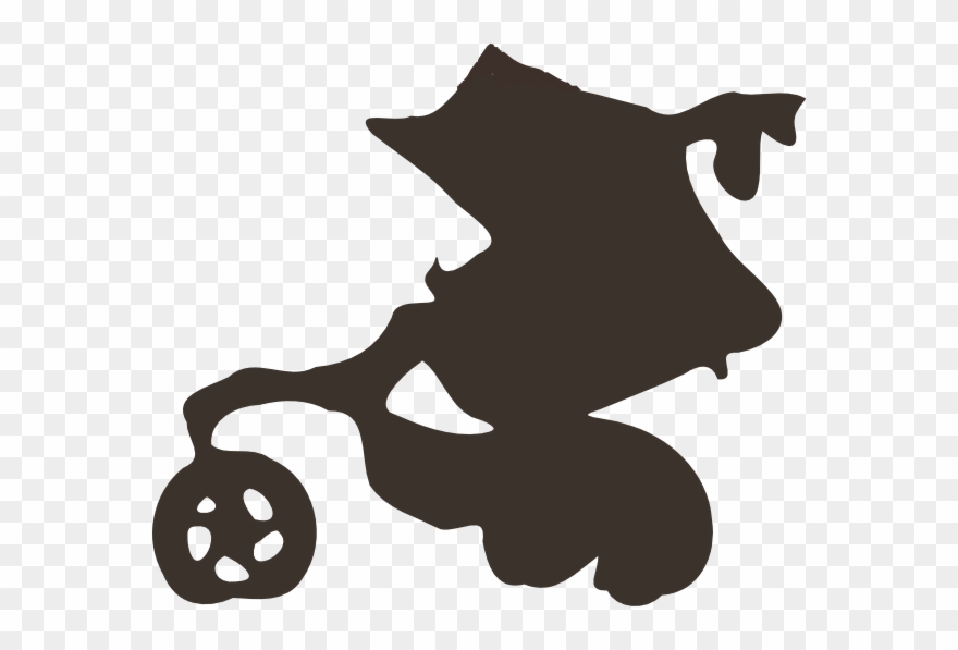 Stroller Silhouette Clip Art - Clip Art - Png Download
