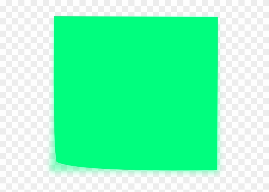 Clip Art At Clker Com Vector Online - Green Sticky Note Png Transparent Png