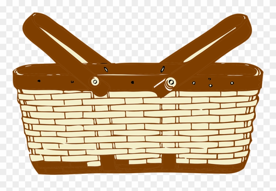 Picnic Basket Clipart - Png Download