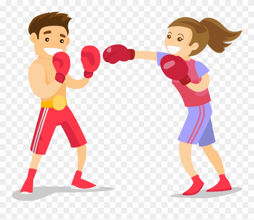 Kickboxing Animation Clipart