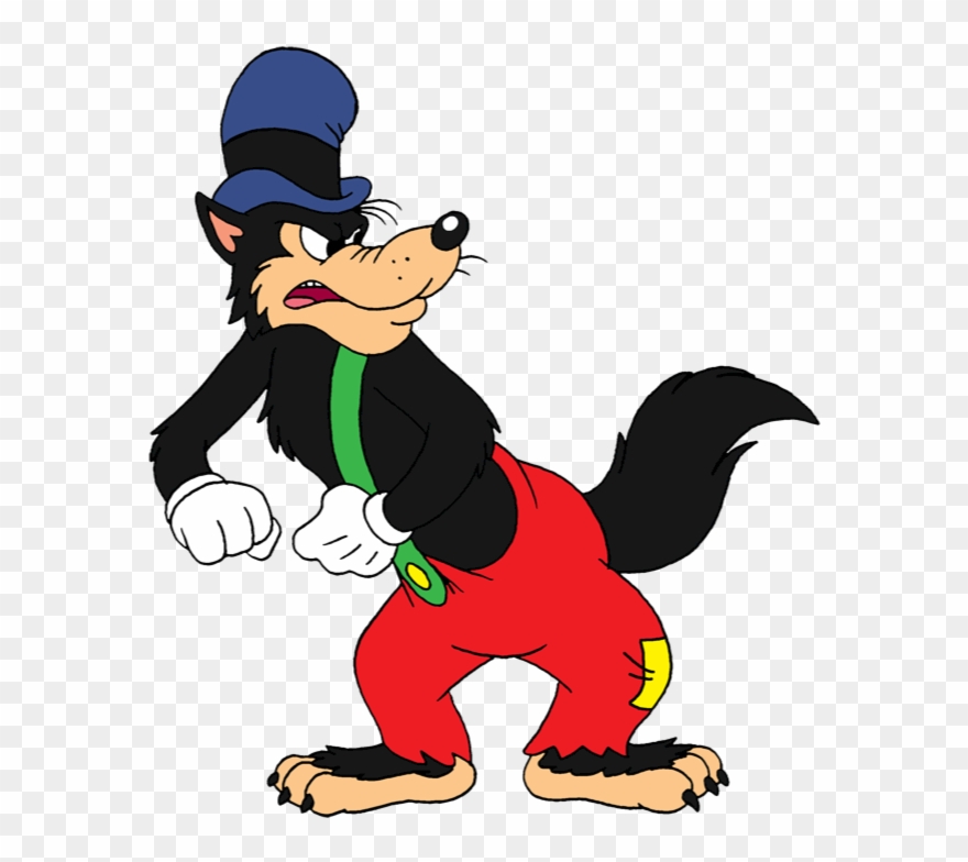 Lobo Dos Tres Porquinhos Clipart