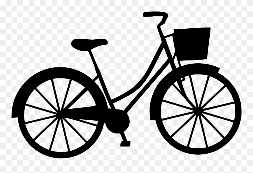 Bicycle Frames Mountain Bike 29er Bicycle Shop - Bicycle With Basket Clip Art - Png Download