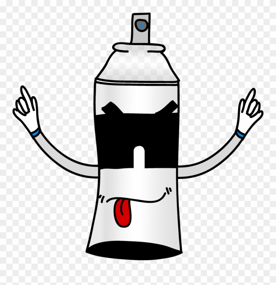 Spray Can Cartoon - Graffiti Cartoon Spray Can Easy Clipart