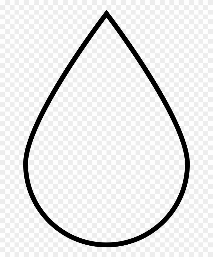 Royalty Free Clip Art - Easy Water Drop Drawing - Png Download