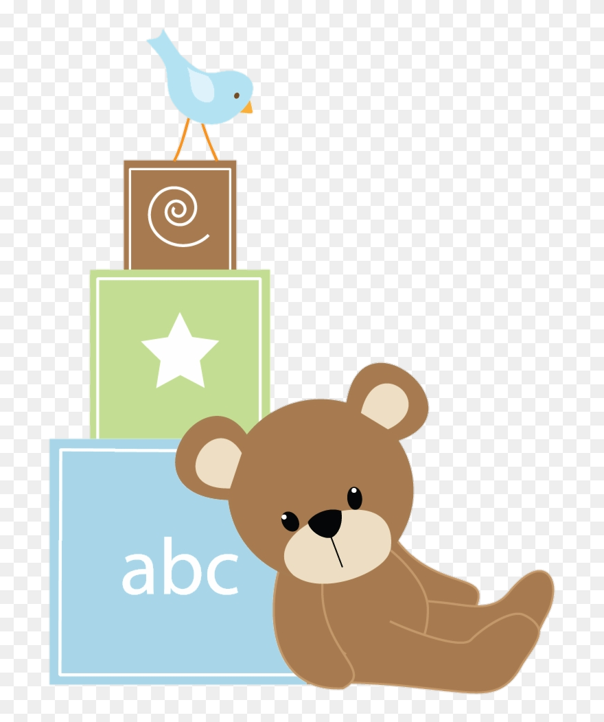 Baby Clipart Girl Cute Pink Baby Carriage - Baby Shower Bear Png Transparent Png