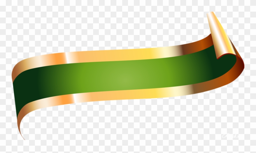 Download Ribbon Green Png Clipart Clip Art Orange Line - Shutterstock Vector Transparent Png