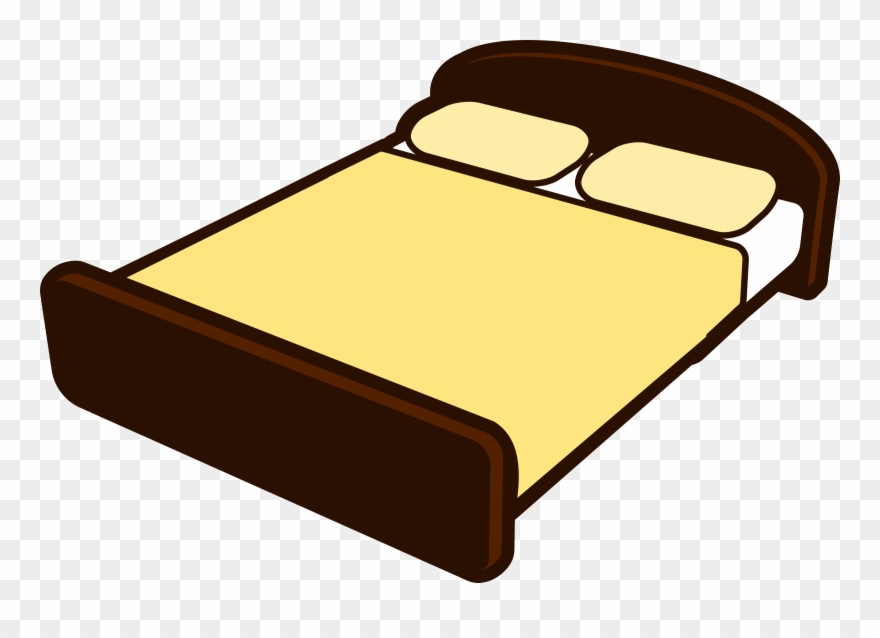 Tan Rectangle Cliparts - Bed Clipart Png Transparent Png