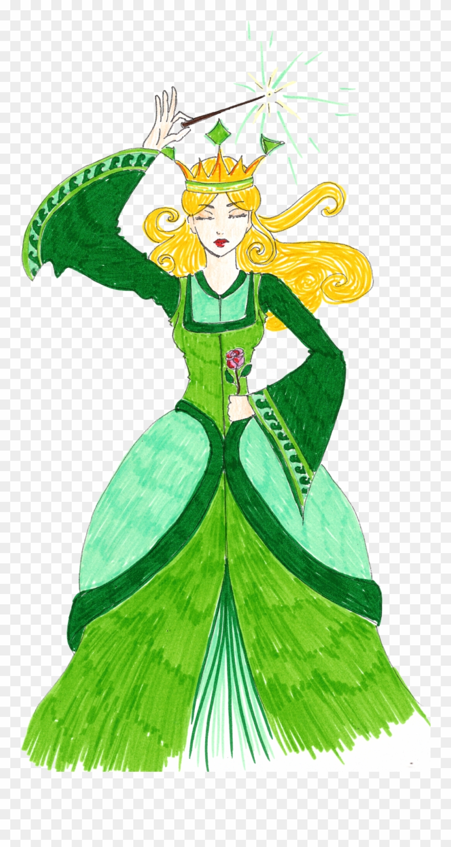 Beauty And The Beast - Beauty And The Beast Characters Enchantress Clipart