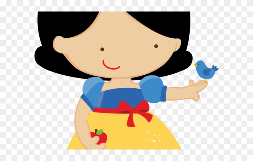 Digital Clipart Snow White - Branca De Neve Baby Png Transparent Png