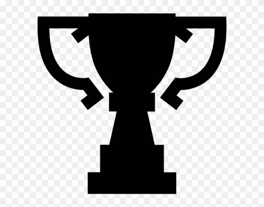 Clip Royalty Free Award Trophy Computer Icons Prize - Silueta Halterofilia Png Transparent Png