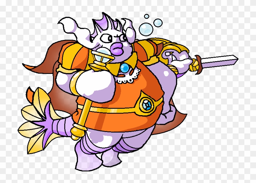 Wise Fish King Sophos - Cartoon Clipart