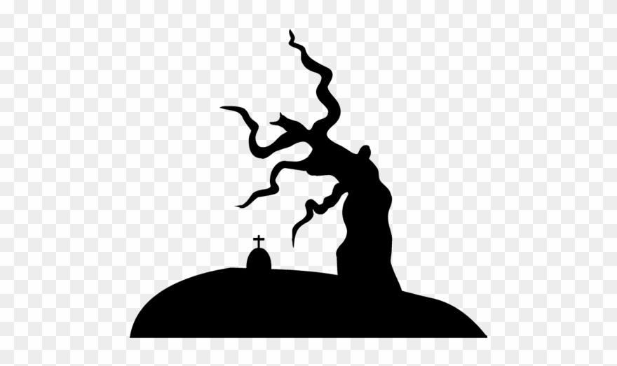 Grave - Silhouette Clipart