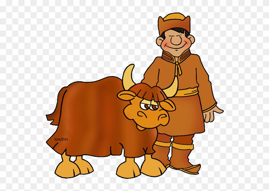 Yak Clipart - Mongol Clipart - Png Download