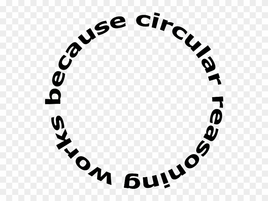 View Samegoogleiqdbsaucenao Circular Reasoning Standard - Circular Logic Works Because Clipart