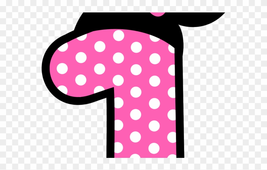 Minnie Mouse Clipart Number One - Minnie Mouse Number 1 Png Transparent Png