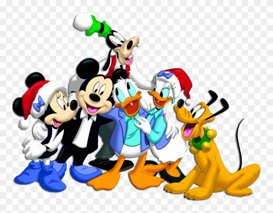 Mickey Mouse Und Seine Freunde Feliz Cumpleaños, Fondo - Mickey Christmas Clipart