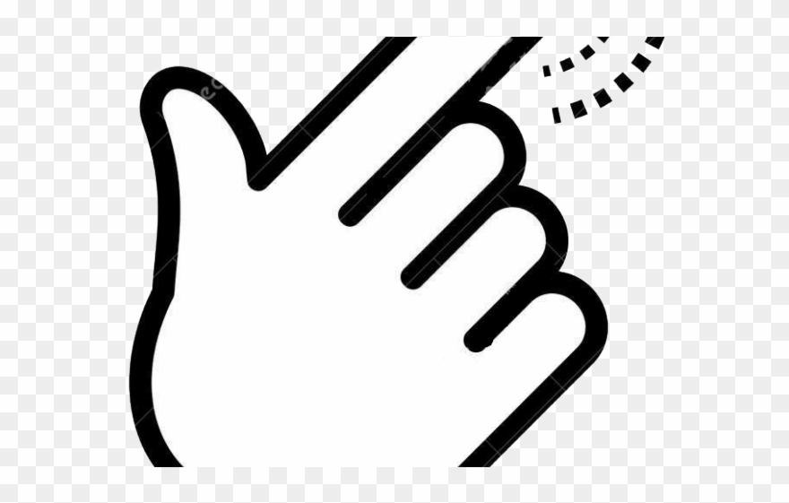 Mouse Cursor Click Clipart Computer - Manina Click Png Transparent Png