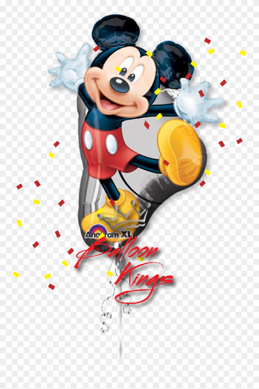 Mickey Shape - Mickey Mouse Foil Balloons Clipart