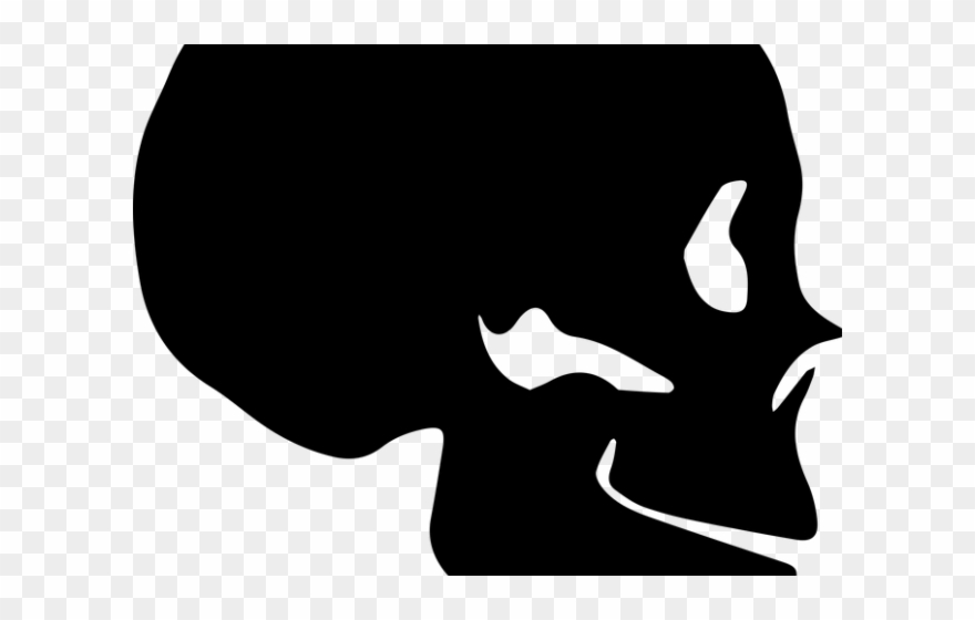 Sugar Skull Clipart Silhouette - Zazzle Schwarzer Schädel Foto Puzzle - Png Download