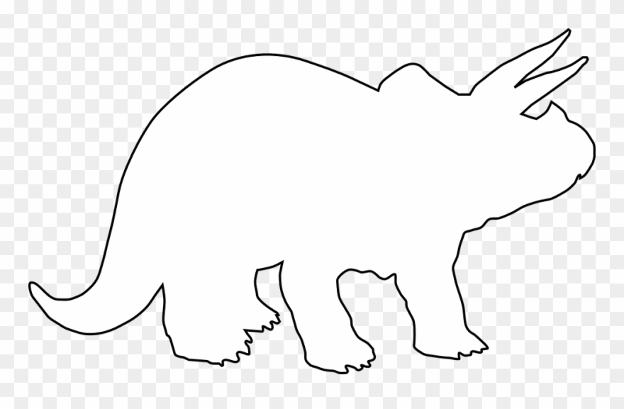 Similar Images For Dinosaur Outline - Love Nana Triceratops Dinosaur Shirt Gift Grandparent Clipart