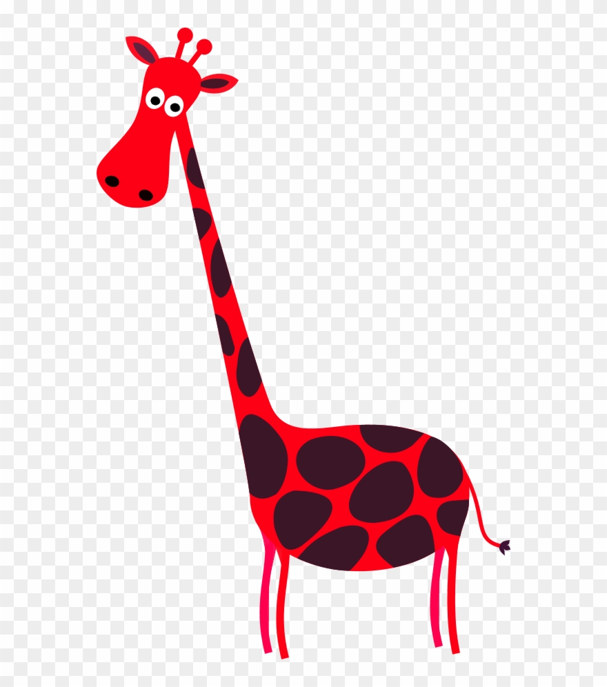 Vector Clip Art - Blue Giraffe Childcare - Png Download