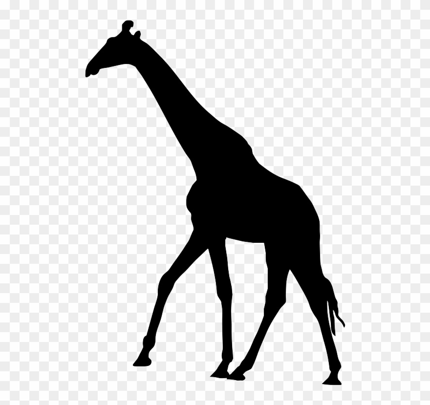 Giraffe Silhouette Clipart