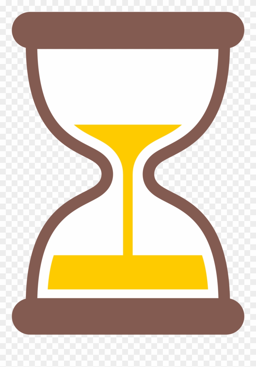 Hourglass Clipart Yellow - Hourglass Timer Emoji - Png Download