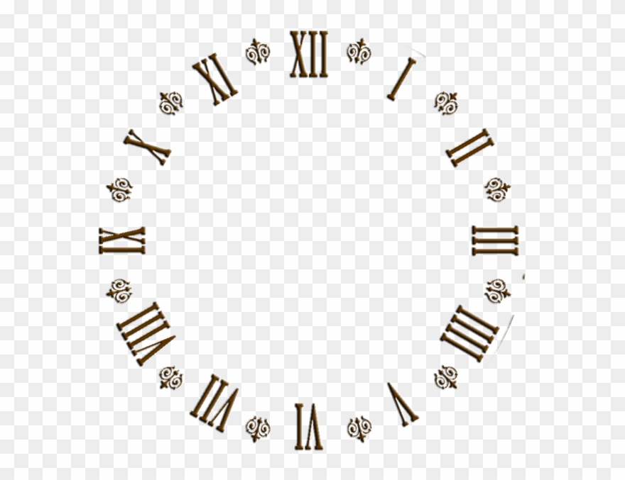 Amarna Artesanato E Imagens - Clock Face Transparent Background Clipart