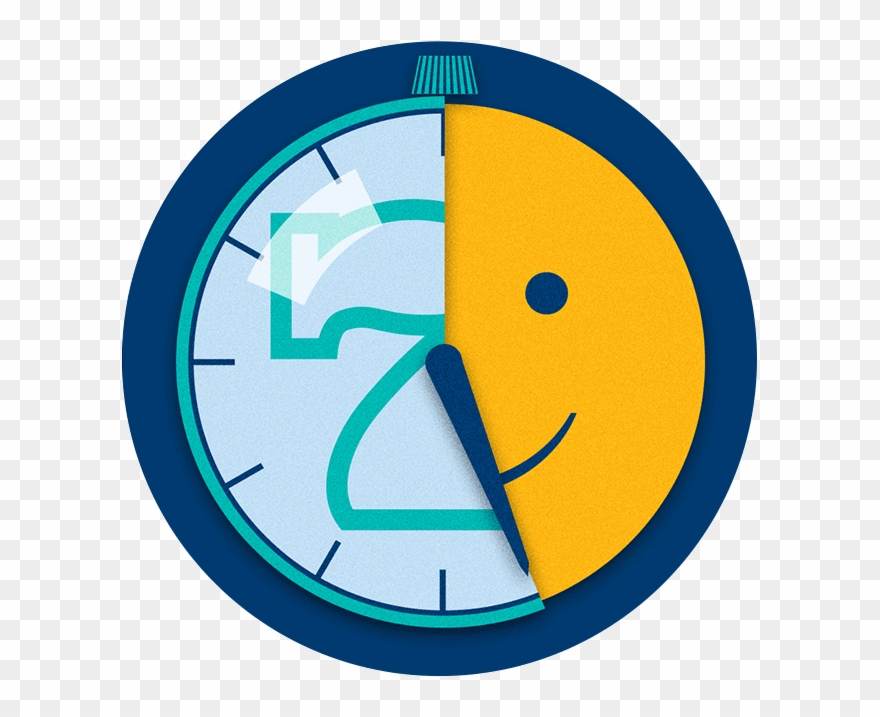 Ticking Clock Reveals The Longer You Play, The More - Clock Clipart
