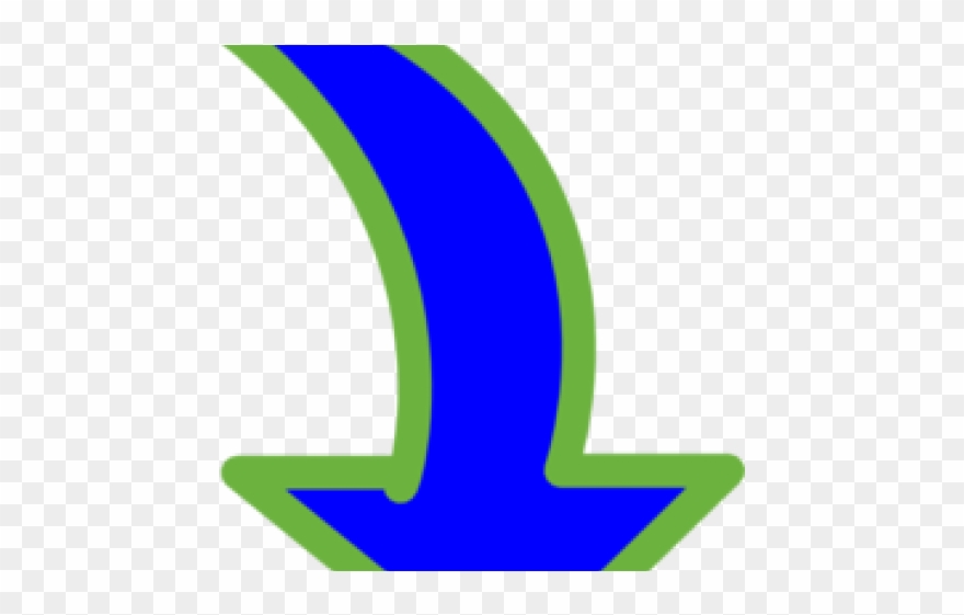 Arrows Clipart Curved - Png Download