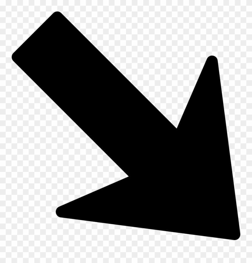 Arrow Pointing Right Down Comments - Arrow Pointing Right Down Clipart